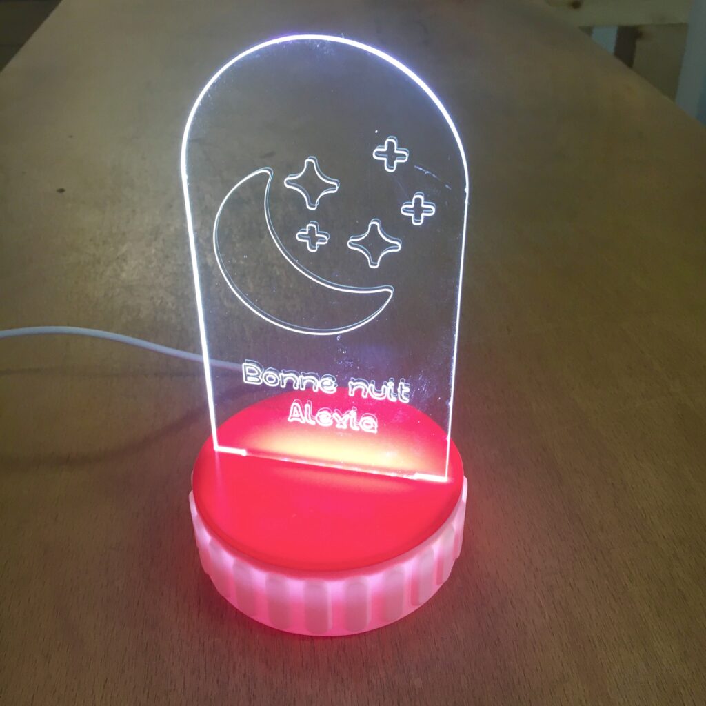 Crée une lampe