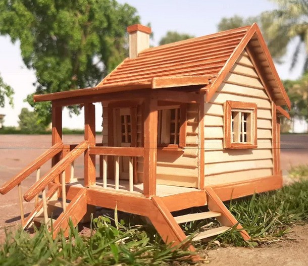 Une petite jolie maison en bois